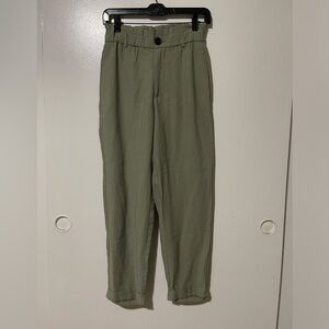 Zara olive green pants